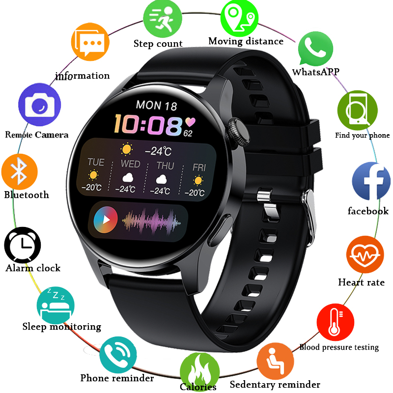 LIGE 2021 New Men Smart Watch Bluetooth Call Watch IP67 Waterproof Sports Heart rate Fitness Watches For Android IOS Smartwatchg, Leather belt black
LIGE 2021 New Men Smart Watch Bluetooth Call Watch IP67 Waterproof Sports Heart rate Fitness Watches For Android IOS Smartwatchg, Leather belt black