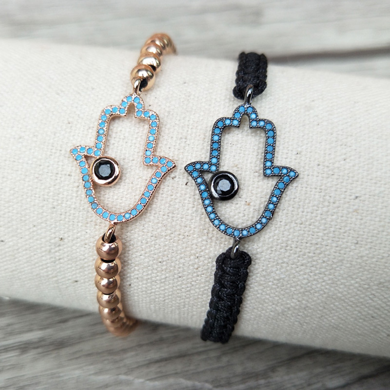 10 Pcs Micro Pave CZ Turkish Style Hamsa Hand Connector Charm Beads Bracelet Braided Macrame handcraft Jewelry Xmas Gift BG140
10 Pcs Micro Pave CZ Turkish Style Hamsa Hand Connector Charm Beads Bracelet Braided Macrame handcraft Jewelry Xmas Gift BG140