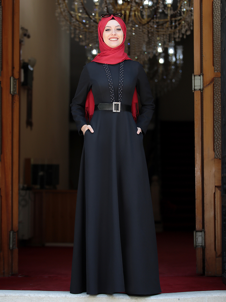 Women Evening Dress with Pearls Belt Islamic Muslim Clothing Long Flexible Plus Size Made in Turkey Arabic Dubai
Women Evening Dress with Pearls Belt Islamic Muslim Clothing Long Flexible Plus Size Made in Turkey Arabic Dubai