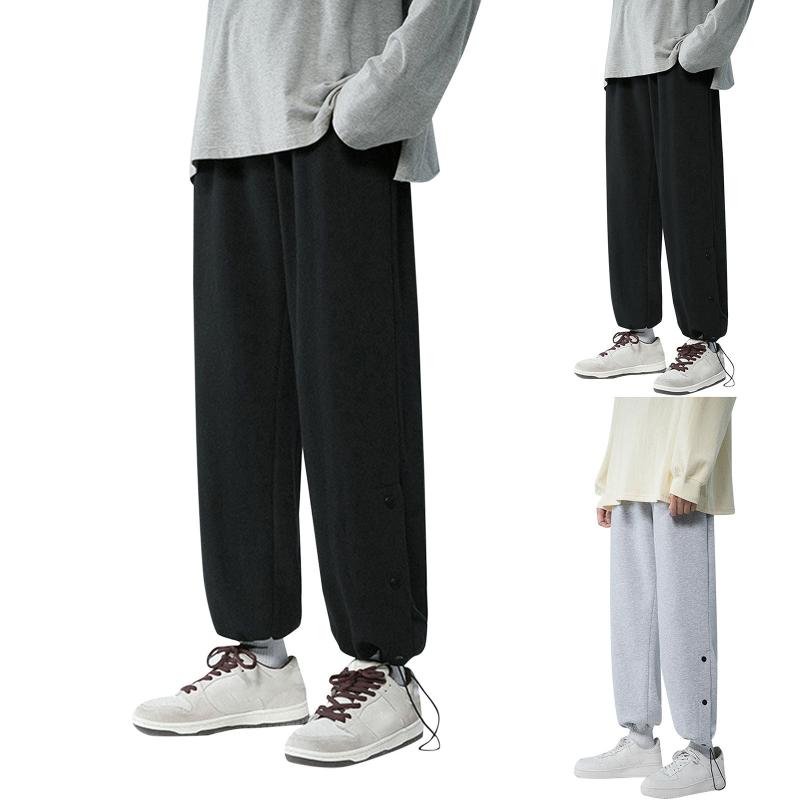 Men's Pants Autumn And Winter Cotton Men Fleece Solid Elastic Waist Streetwear Baggy Trousers Casual Trendy Wild, Black
Men's Pants Autumn And Winter Cotton Men Fleece Solid Elastic Waist Streetwear Baggy Trousers Casual Trendy Wild, Black