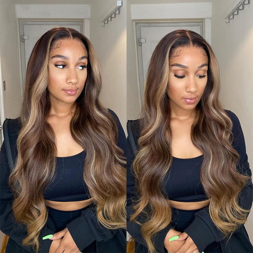 Honey Blonde Highlight Wig Human Hair Wigs 26inch Ombre Body Wave 13x4 Lace Front Human Hair Wigs Malaysian Lace Closure Wigs, As the picture shows
Honey Blonde Highlight Wig Human Hair Wigs 26inch Ombre Body Wave 13x4 Lace Front Human Hair Wigs Malaysian Lace Closure Wigs, As the picture shows