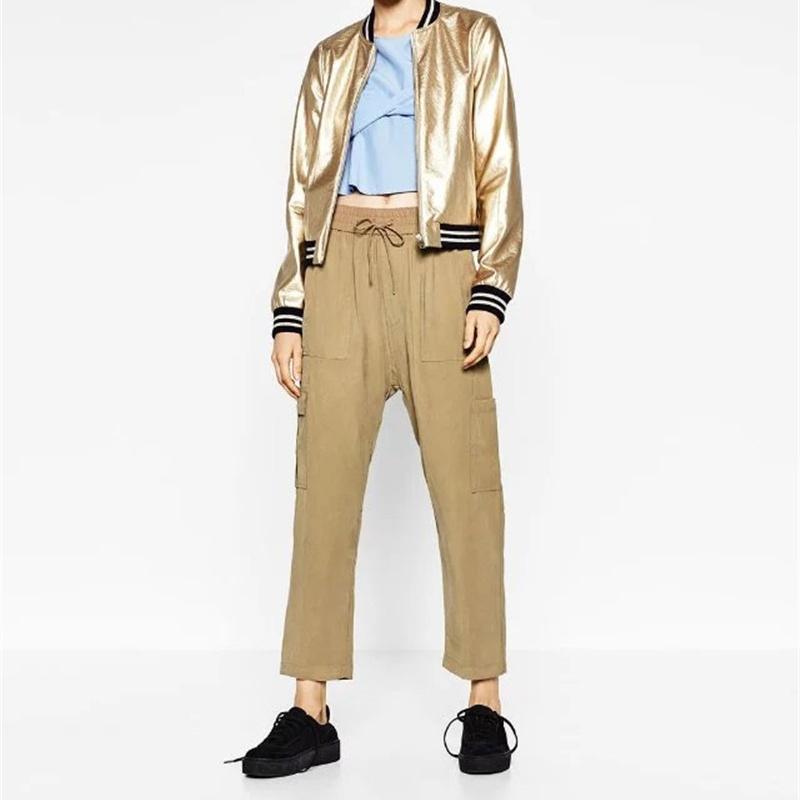 Women's Jackets MESTTRAF Women 2021 Fashion Artificial Leather Bomber Coat Retro Long Sleeve Pocket Decoration Casual Jacket Streetwear, Black;brown
Women's Jackets MESTTRAF Women 2021 Fashion Artificial Leather Bomber Coat Retro Long Sleeve Pocket Decoration Casual Jacket Streetwear, Black;brown