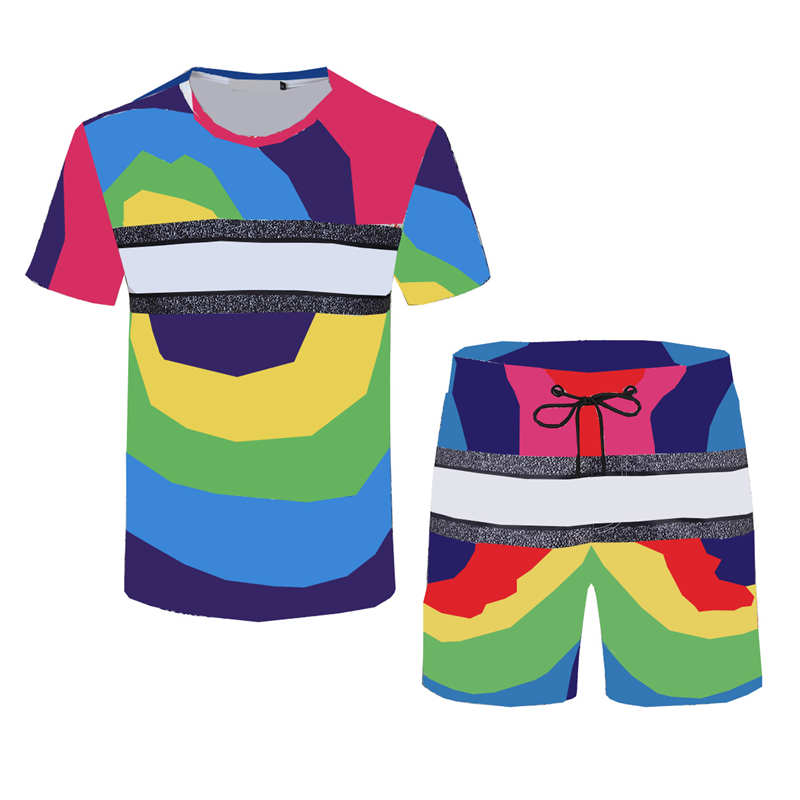 Designer Mens Tracksuits Sportswear Colorful Letter Print Men T Shirts Suit Summer Beach Shorts Tshirts Sets For Male
Designer Mens Tracksuits Sportswear Colorful Letter Print Men T Shirts Suit Summer Beach Shorts Tshirts Sets For Male