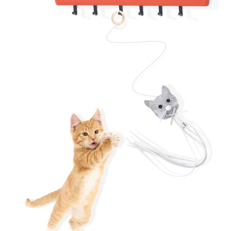 Wooden Rings Felt Cloth Feather Funny Toy Teaser Rope Wand Cat Stick Finger Interactive Pull Ring Pet Supplies Toys
Wooden Rings Felt Cloth Feather Funny Toy Teaser Rope Wand Cat Stick Finger Interactive Pull Ring Pet Supplies Toys