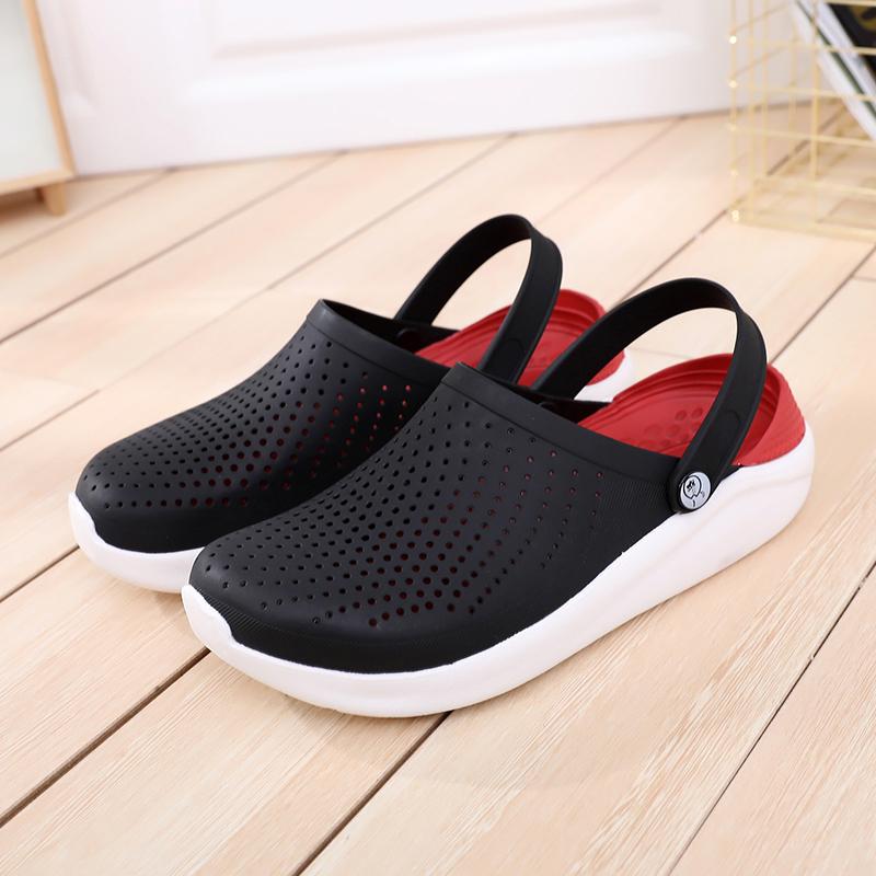 Sandals 2021 Summer Men's EVA Lightweight Hollow Beach Slippers Non-slip Men Women Garden Clog Shoes Casual Flip Flops, Black
Sandals 2021 Summer Men's EVA Lightweight Hollow Beach Slippers Non-slip Men Women Garden Clog Shoes Casual Flip Flops, Black