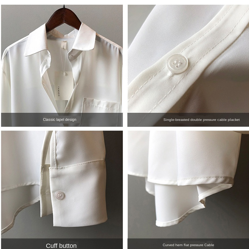 2021 Solid Women Blouse and Tops Office Lady Turn Down Collar Women Shirts Vintage Long Sleeve Plus Size Female Clothing 11354 210317