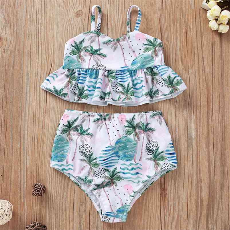 Summer Children Sets Casual Strap Ruffles Tops Print Shorts Cute 2Pcs Girls Clothes 1-5T 210629, Green
Summer Children Sets Casual Strap Ruffles Tops Print Shorts Cute 2Pcs Girls Clothes 1-5T 210629, Green