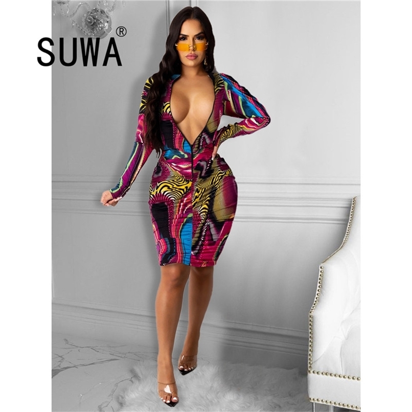 Wholesale Women Clothing Colorful Printed V Neck Long Sleeve Evening Party And Wedding Elegant Sheath Knee Length Dress 210525, Multi
Wholesale Women Clothing Colorful Printed V Neck Long Sleeve Evening Party And Wedding Elegant Sheath Knee Length Dress 210525, Multi