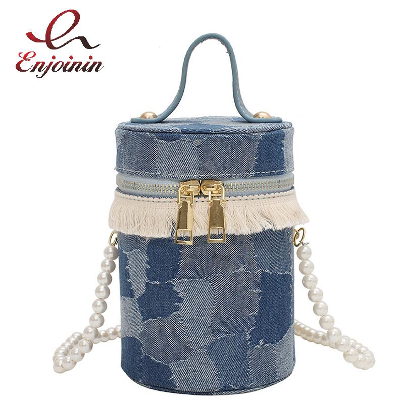 Shoulder Bags Denim Bucket Bag Fashion Lady Purses And Handbags Chain Pearl Clutch Party Crossbody For Women Pouch 2021, Black
Shoulder Bags Denim Bucket Bag Fashion Lady Purses And Handbags Chain Pearl Clutch Party Crossbody For Women Pouch 2021, Black