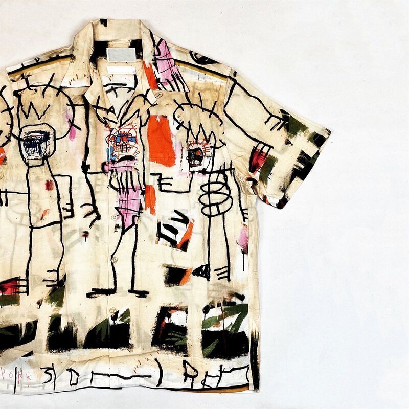 Summer style Original wackmaria * Jean-Michel Basquiat Hawaiian graffiti loose short sleeve shirt fashion, White;black
Summer style Original wackmaria * Jean-Michel Basquiat Hawaiian graffiti loose short sleeve shirt fashion, White;black