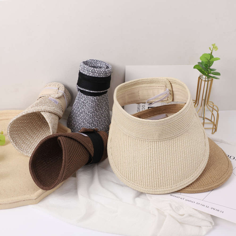 top beach hat shade empty magic stickers female summer sunscreen folding solar cap adult, Blue;gray
top beach hat shade empty magic stickers female summer sunscreen folding solar cap adult, Blue;gray