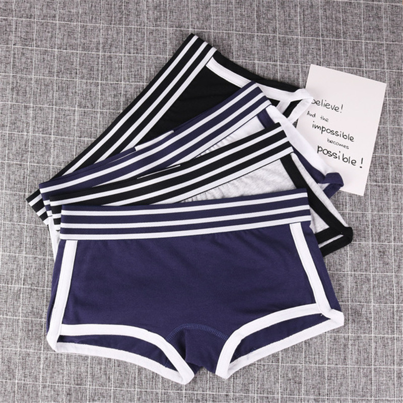 Underpants 1pcs Women Color Shorts Tomboy Mid-waisted Neutral Underwear Cotton Boxer Briefs Solid Knickers Tran Les Lesbian Boyshort, Blue
Underpants 1pcs Women Color Shorts Tomboy Mid-waisted Neutral Underwear Cotton Boxer Briefs Solid Knickers Tran Les Lesbian Boyshort, Blue
