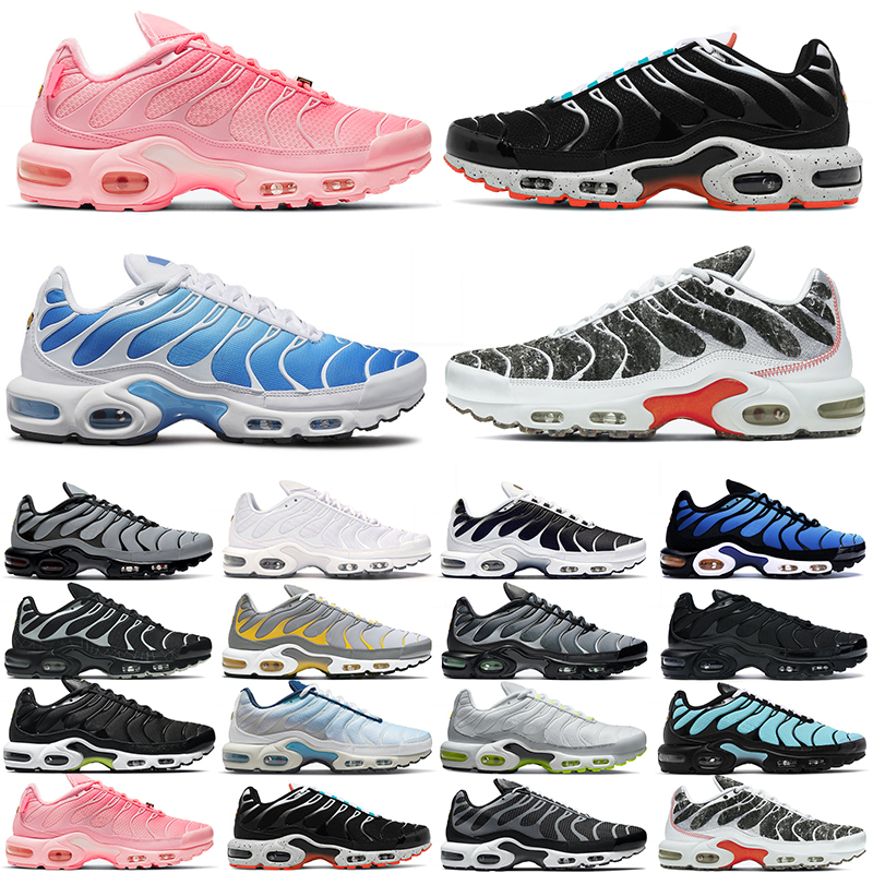 tn plus men women running shoes triple Black Aquamarine white Atlanta Crater Psychic Blue Volt Pastel mens trainers outdoor sports sneakers hotsale
tn plus men women running shoes triple Black Aquamarine white Atlanta Crater Psychic Blue Volt Pastel mens trainers outdoor sports sneakers hotsale