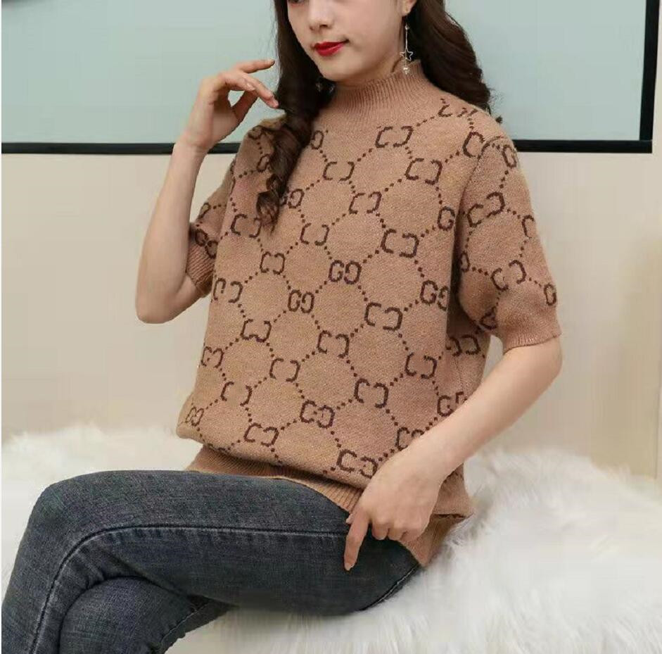 2022GG luxury clothes womens sweater designer casual knit contrast color Short Sleeve fashion Brand Top, 06
2022GG luxury clothes womens sweater designer casual knit contrast color Short Sleeve fashion Brand Top, 06