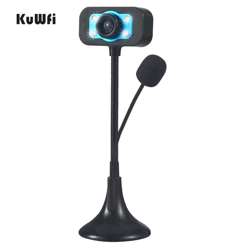 Kuwfi LED HD Webcam Desktop Computer PC Video Usb With Microphone Night Vision Camera Suction Cup Base Web Cam Webcams
Kuwfi LED HD Webcam Desktop Computer PC Video Usb With Microphone Night Vision Camera Suction Cup Base Web Cam Webcams