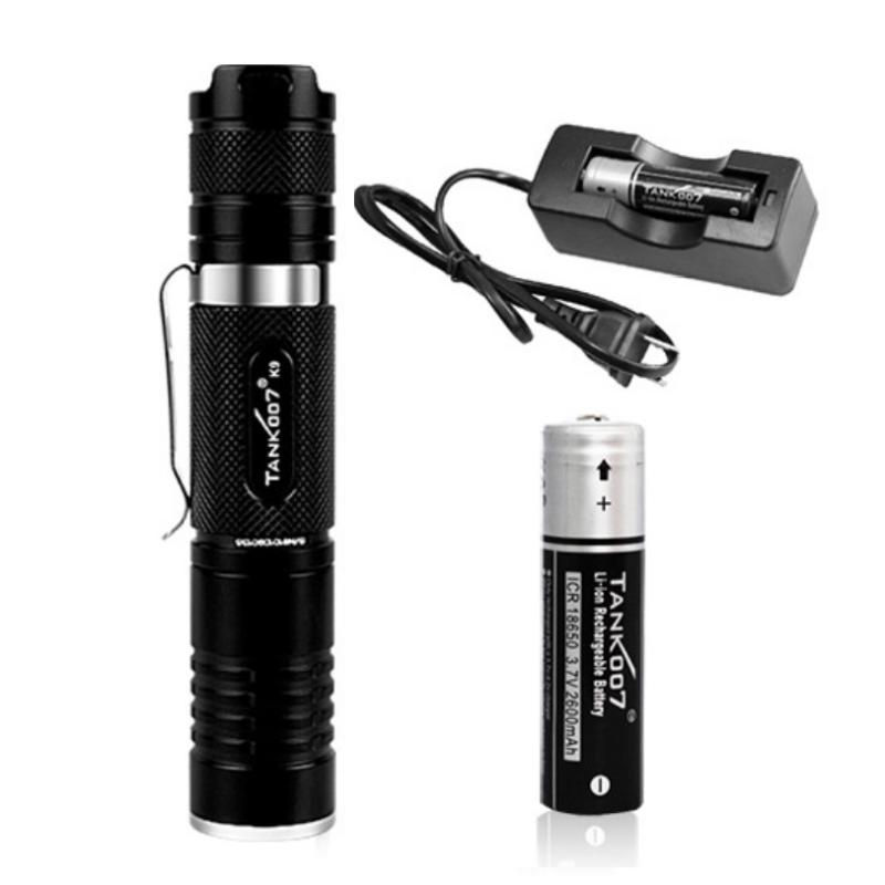 Flashlights Torches TANK007 K9 Mini Tactical Cree XM-L2 700LM Outdoor Lighting By 18650 Battery For Self Defense,Searching,Campin
Flashlights Torches TANK007 K9 Mini Tactical Cree XM-L2 700LM Outdoor Lighting By 18650 Battery For Self Defense,Searching,Campin