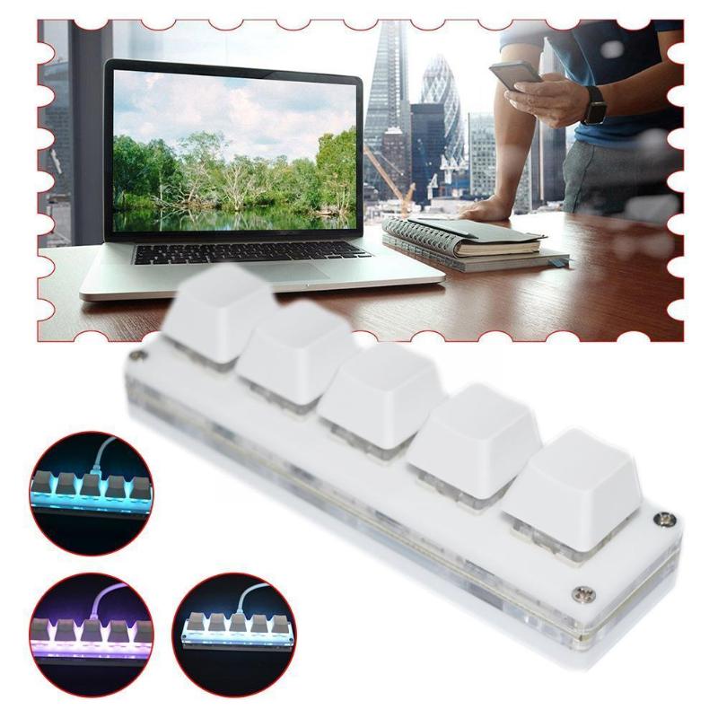 Keyboards Backlight 5-key Custom KeypadWith USB Data Cable Laptop Color Be Keyboard Accessories Switched Computer Can M2M3