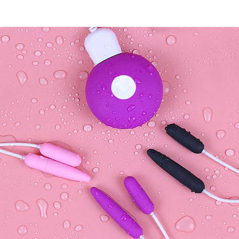 Rechargeable Vibrating Bullet Egg G spot Vibrator Clitoris Massage Anal Vagina Pussy Urethra Stimulation Sex Toys For Women Men 211015