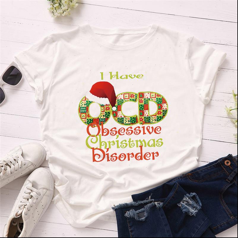 Womens T Shirts Fashion I Have OCD Christmas Shirt Summer Short Sleeve Women Harajuku Graphic Tops Clothes, White
Womens T Shirts Fashion I Have OCD Christmas Shirt Summer Short Sleeve Women Harajuku Graphic Tops Clothes, White