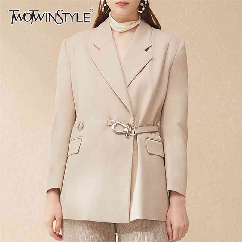 White Patchwork Metal Button Blazer For Women Notched Long Sleeve Casual Blazers Female Spring Fashion Clothes 210524, Darkgreen
White Patchwork Metal Button Blazer For Women Notched Long Sleeve Casual Blazers Female Spring Fashion Clothes 210524, Darkgreen