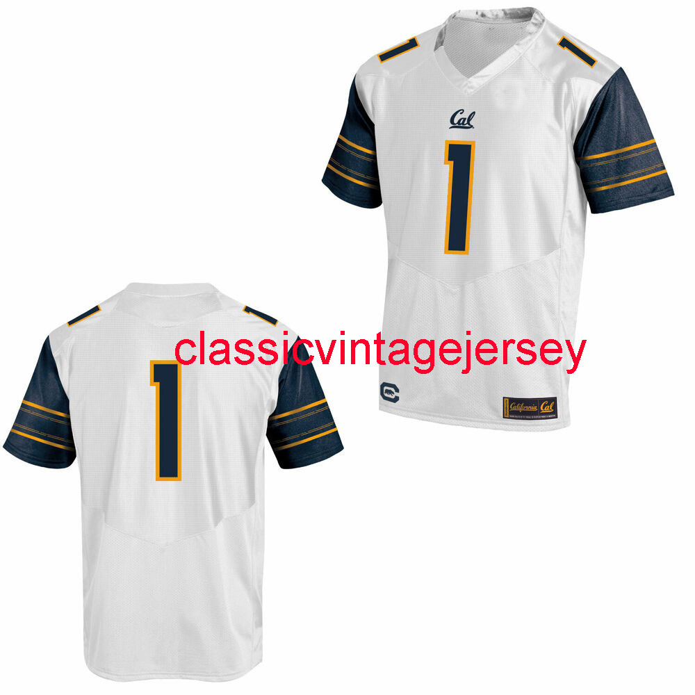 Stitched custom Cal Bears White #1 Football Jersey Customize any name number -6XL
Stitched custom Cal Bears White #1 Football Jersey Customize any name number -6XL