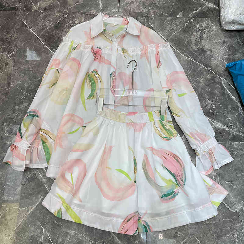 Spring Bohemian Long Sleeve Turn Down Collar Floral Print Shirt Short Mini Skirt Two Piece Set Women Outfits ML323 210525, Picture color
Spring Bohemian Long Sleeve Turn Down Collar Floral Print Shirt Short Mini Skirt Two Piece Set Women Outfits ML323 210525, Picture color