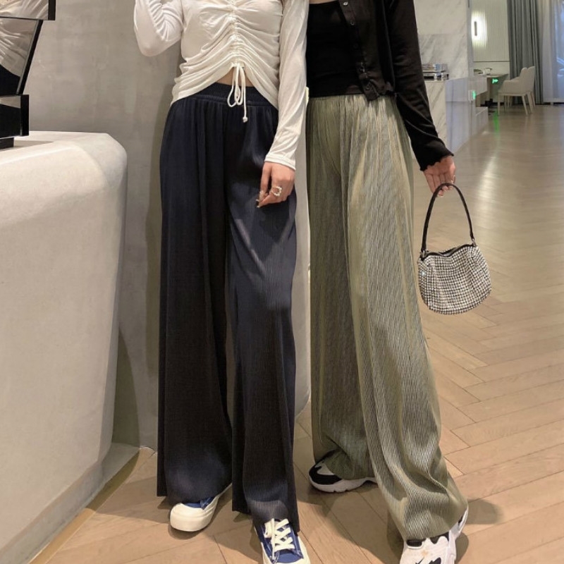 Lady Slacks Women's Loose Summer Cool Pants Casual Soft Ice Silk Long Wide Leg Women High Waisted Thin Trousers 210603, Pink
Lady Slacks Women's Loose Summer Cool Pants Casual Soft Ice Silk Long Wide Leg Women High Waisted Thin Trousers 210603, Pink