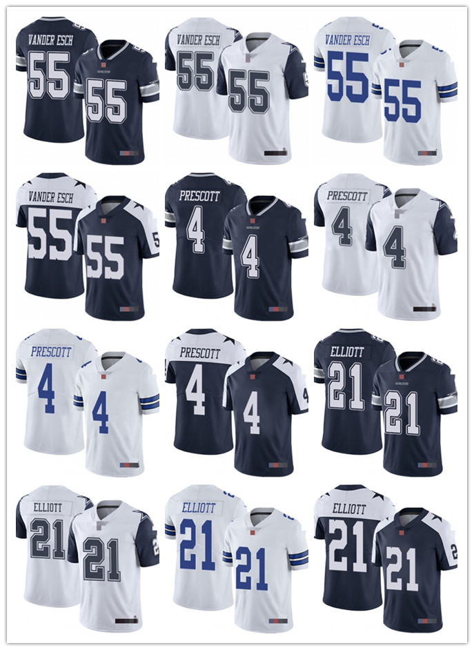 Mens Womens Youth Football Jerseys Dallas Cowboys 21 Ezekiel Elliott 4 Dak Prescott 55 Leighton Vander Esch Custom White gray navy, Black;red
Mens Womens Youth Football Jerseys Dallas Cowboys 21 Ezekiel Elliott 4 Dak Prescott 55 Leighton Vander Esch Custom White gray navy, Black;red