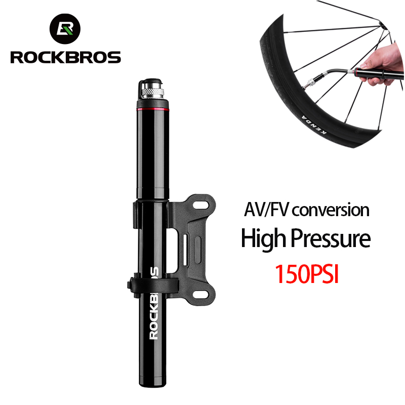 ROCKBROS Bicycle Pump Aluminum Alloy 150 PSI High Pressure Mini Air Pumps For Bike Cycling Tire Inflator
ROCKBROS Bicycle Pump Aluminum Alloy 150 PSI High Pressure Mini Air Pumps For Bike Cycling Tire Inflator