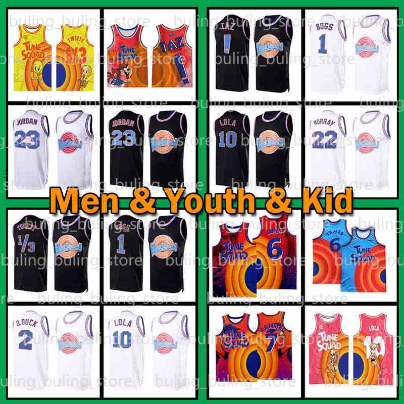 6 James Basketball Space Jam 2 Tune Squad Jersey Bugs Lola Bunny Jerseys Tweety Bird Taz Jersey Throwback Daffy Duck Bill Murray Jersey 2021 2022, Men jersey
6 James Basketball Space Jam 2 Tune Squad Jersey Bugs Lola Bunny Jerseys Tweety Bird Taz Jersey Throwback Daffy Duck Bill Murray Jersey 2021 2022, Men jersey