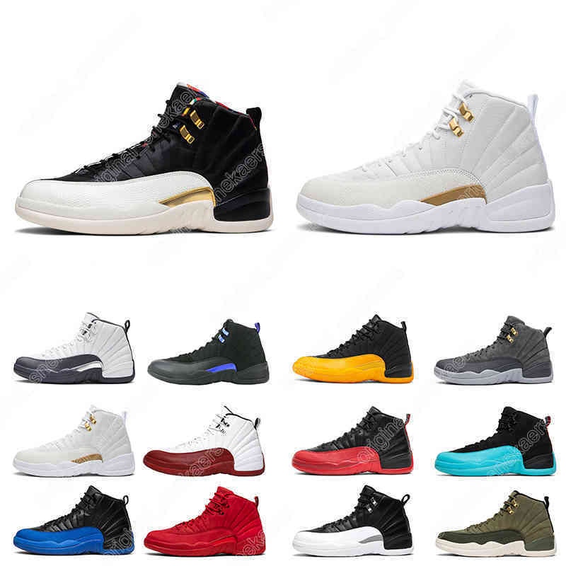 Men Basketball shoes 12s Cherry Sample University Gold Dark Grey French Blue Concord Michigan sneaker mens Sport trainer IJ17, Beige
Men Basketball shoes 12s Cherry Sample University Gold Dark Grey French Blue Concord Michigan sneaker mens Sport trainer IJ17, Beige