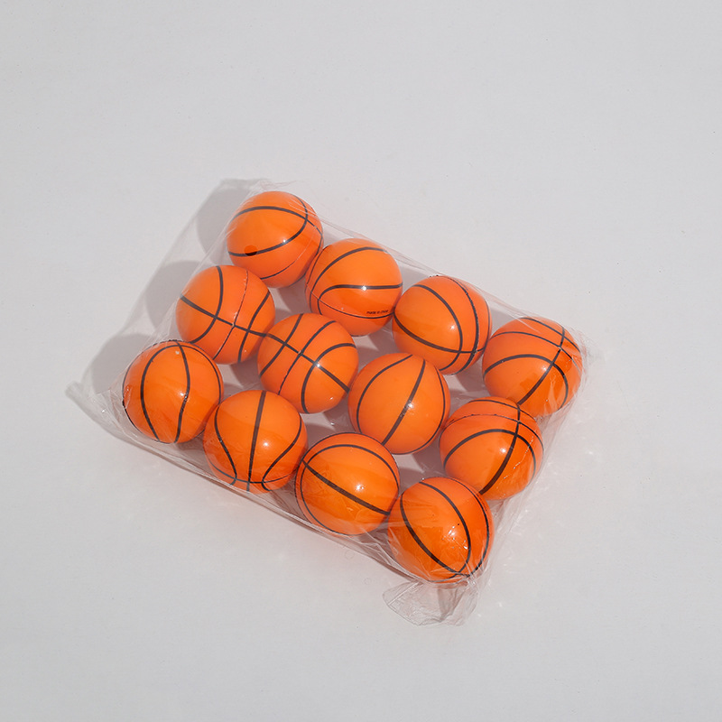 Mini Basketball PU Foam Ball Kindergarten Baby Toy Balls Anti Stress Ball Squeeze Toys Stress Relief Decompression Toys Anxiety Reliever