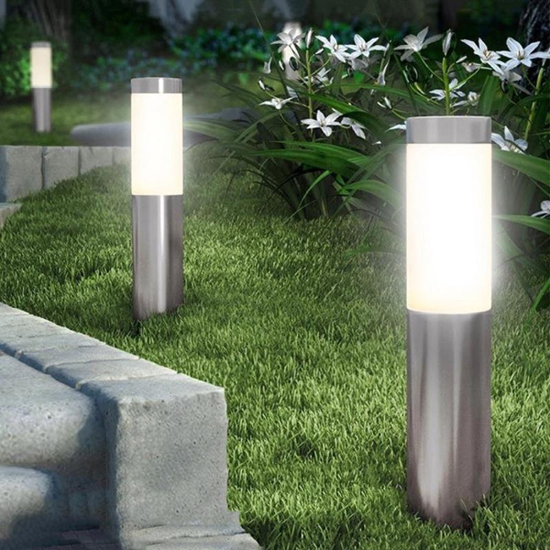 Lawn Lamps 1PC Outdoor Garden Solar Lamp Stainless Steel Pathway Pillar Light Courtyard Villa Landscape Bollards
Lawn Lamps 1PC Outdoor Garden Solar Lamp Stainless Steel Pathway Pillar Light Courtyard Villa Landscape Bollards