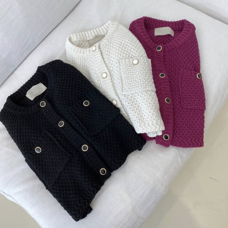 Nomikuma Korean Short Knitted Cardigan Single Breasted Long Sleeve O-neck Elegant women Sweater Coat Autumn Knitwear 6C167 210427