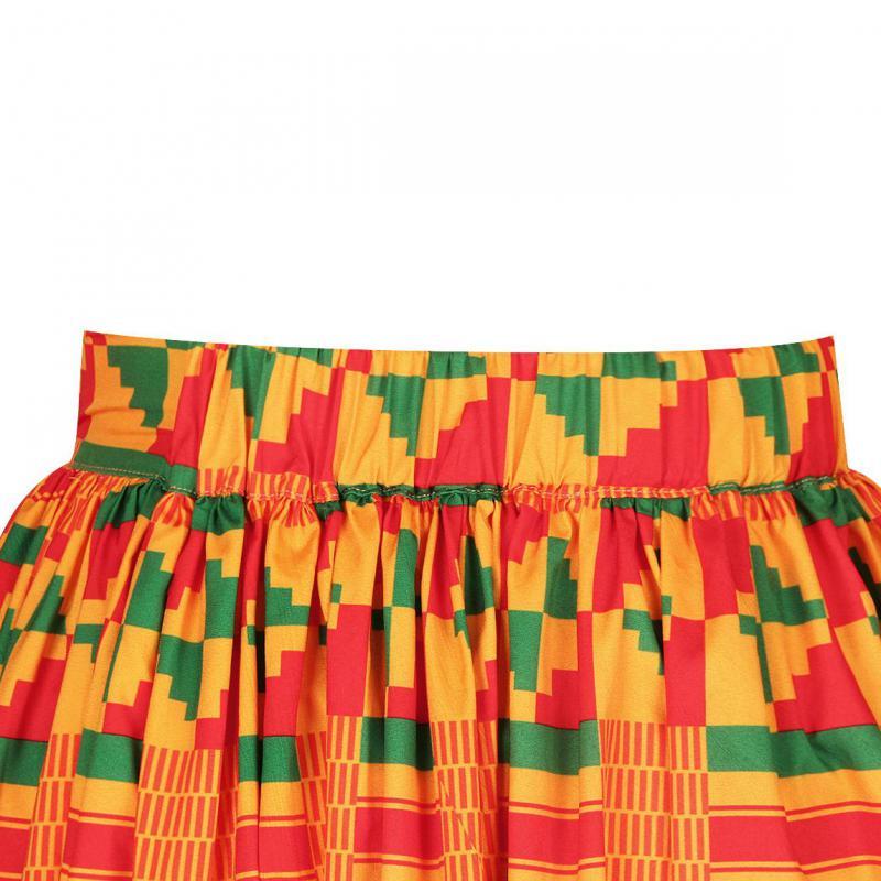 Women Skirt Split Printing High Waist Long Skirts Plus Size Vintage Sexy Fashion 210513