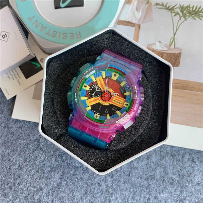 High quality Brand for Watches Men Boy Rubber strap LED Multifunction Waterproof Anti-fall wrist watch Contains box GA06, Blue
High quality Brand for Watches Men Boy Rubber strap LED Multifunction Waterproof Anti-fall wrist watch Contains box GA06, Blue