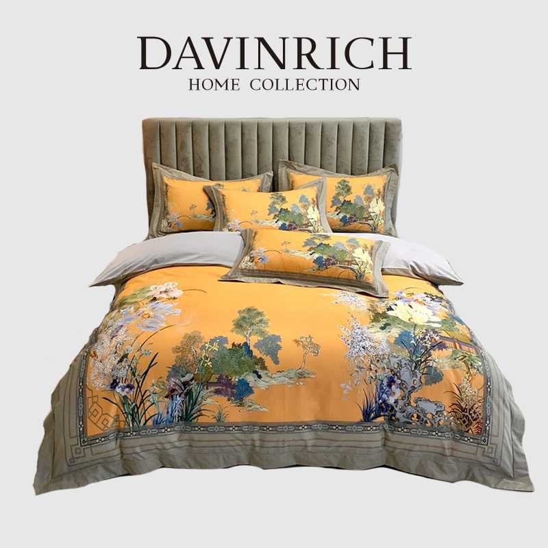 Bedding Sets DAVINRICH Chinese Garden Luxury 4 Piece Duvet Cover Set Island Tree Branch And Birds Floral Pattern Oriental Ethnic
Bedding Sets DAVINRICH Chinese Garden Luxury 4 Piece Duvet Cover Set Island Tree Branch And Birds Floral Pattern Oriental Ethnic