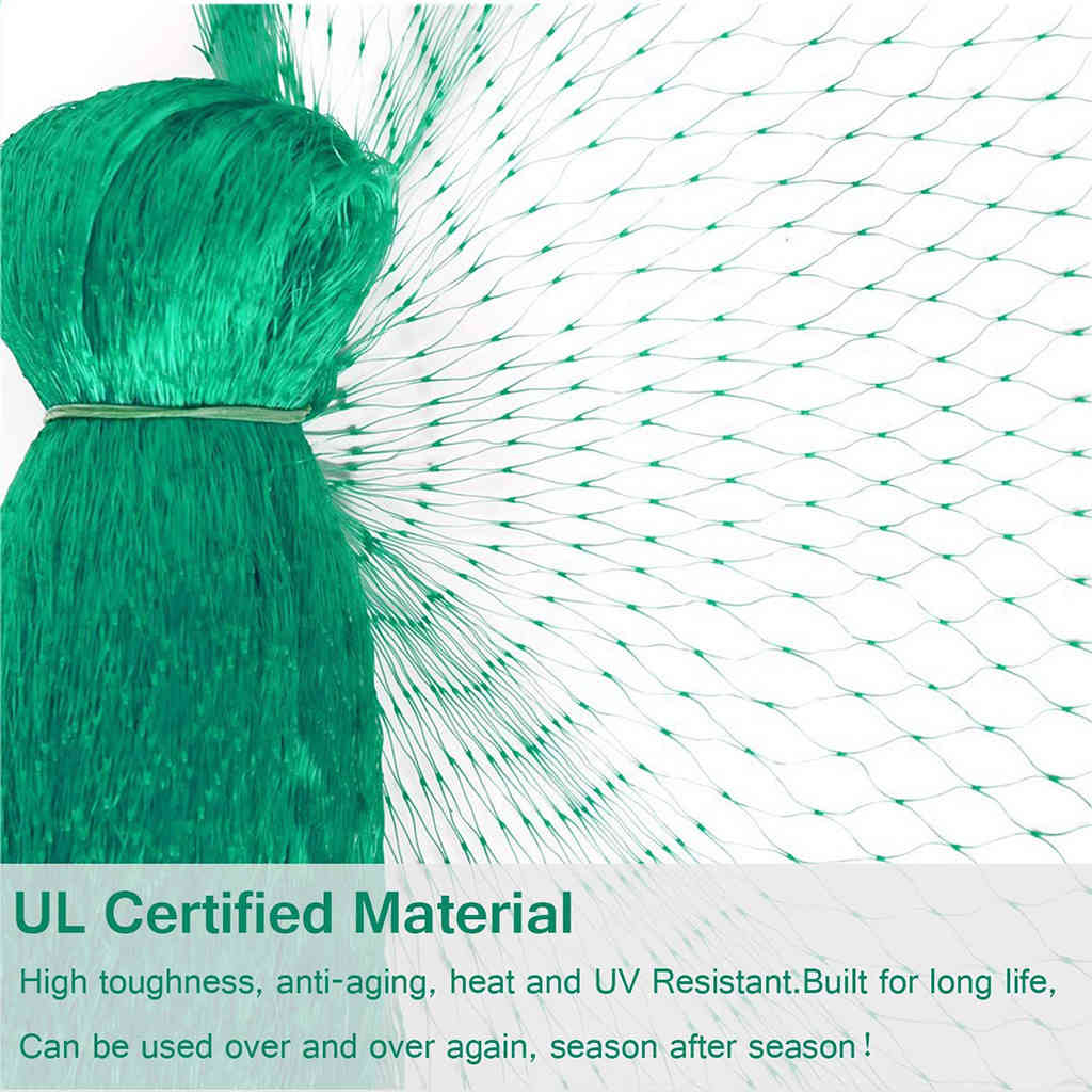2x5/10m antibird plant network to cover fruit and vegetables mesh protection against hail mesh size 2.2cm