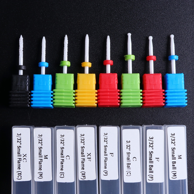 Nail Drill Bit Ceramic Polishing Head For Electric Nails File Drills Polisher Machine Accessories Supplies Remover Tools