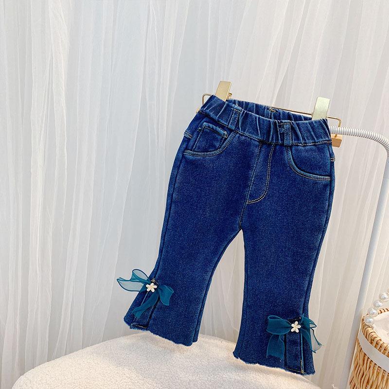 Jeans Winter Children Girls Denim Mesh Cute Bow Flare Boot Pants Kids Full Length Thick Fleece Trousers, As pic
Jeans Winter Children Girls Denim Mesh Cute Bow Flare Boot Pants Kids Full Length Thick Fleece Trousers, As pic