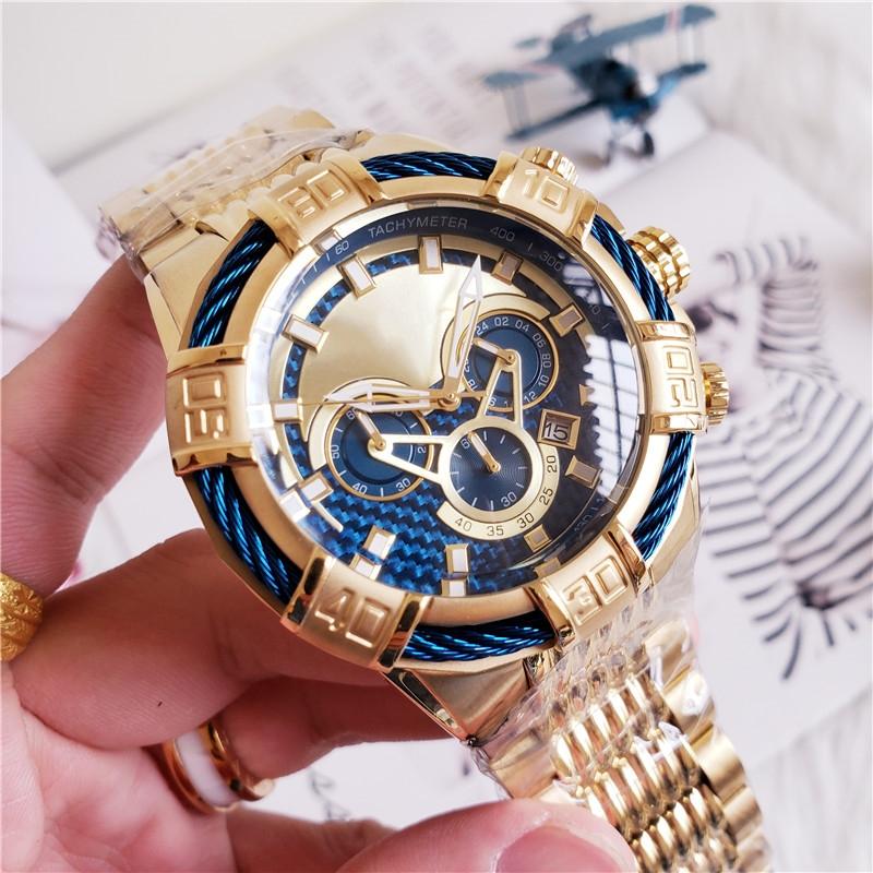 Wristwatches Undefeated Bolt Mens Quartz Watch 52mm Stainless Steel Waterproof Chronograph Invincible Invicto Reloj De Hombre Drop
Wristwatches Undefeated Bolt Mens Quartz Watch 52mm Stainless Steel Waterproof Chronograph Invincible Invicto Reloj De Hombre Drop