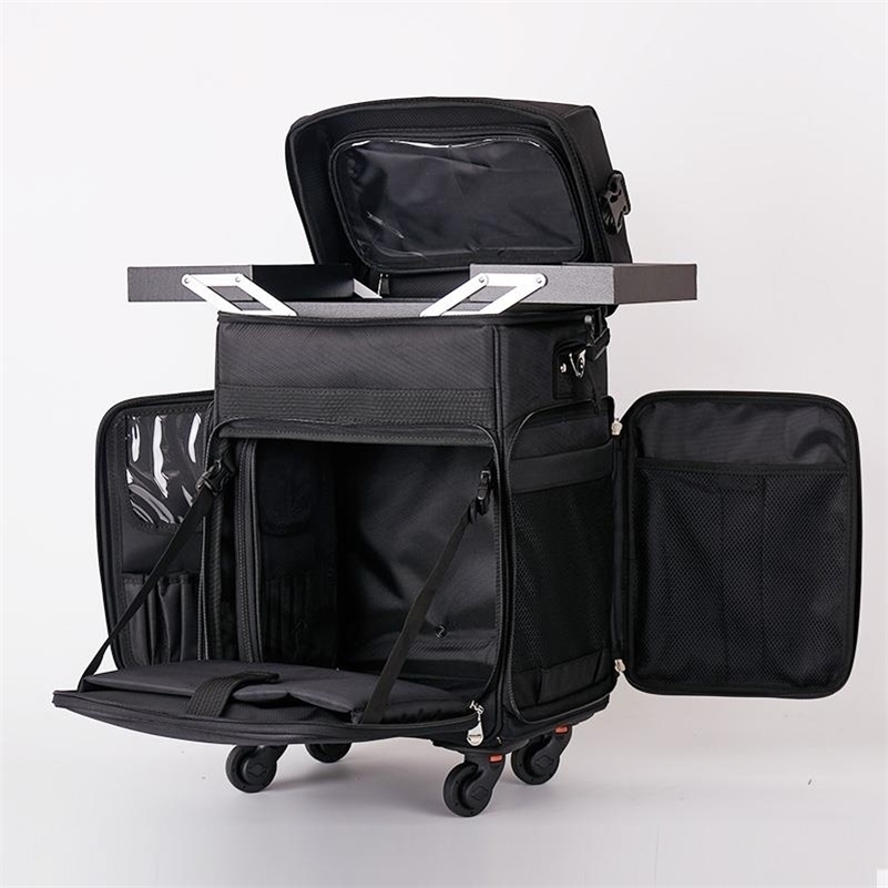 Women large capacity Trolley Cosmetic case,Nails Makeup Toolbox Trolley Suitcase,Multifunction Beauty Tattoo Box Rolling Luggage LJ201111
Women large capacity Trolley Cosmetic case,Nails Makeup Toolbox Trolley Suitcase,Multifunction Beauty Tattoo Box Rolling Luggage LJ201111