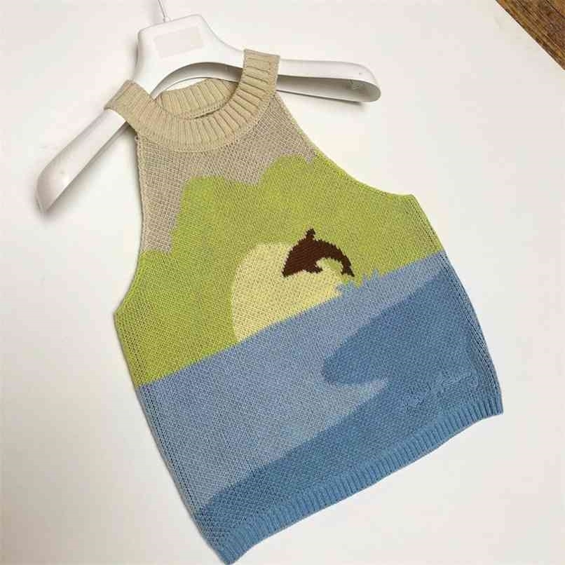 Y2K Summer Knitted Crop Top Women Sleeveless Casual House Off Shoulder Sunny Camis Fashion Steetwear Wave Rider Halter Tank Tops 210706, Multi color
Y2K Summer Knitted Crop Top Women Sleeveless Casual House Off Shoulder Sunny Camis Fashion Steetwear Wave Rider Halter Tank Tops 210706, Multi color