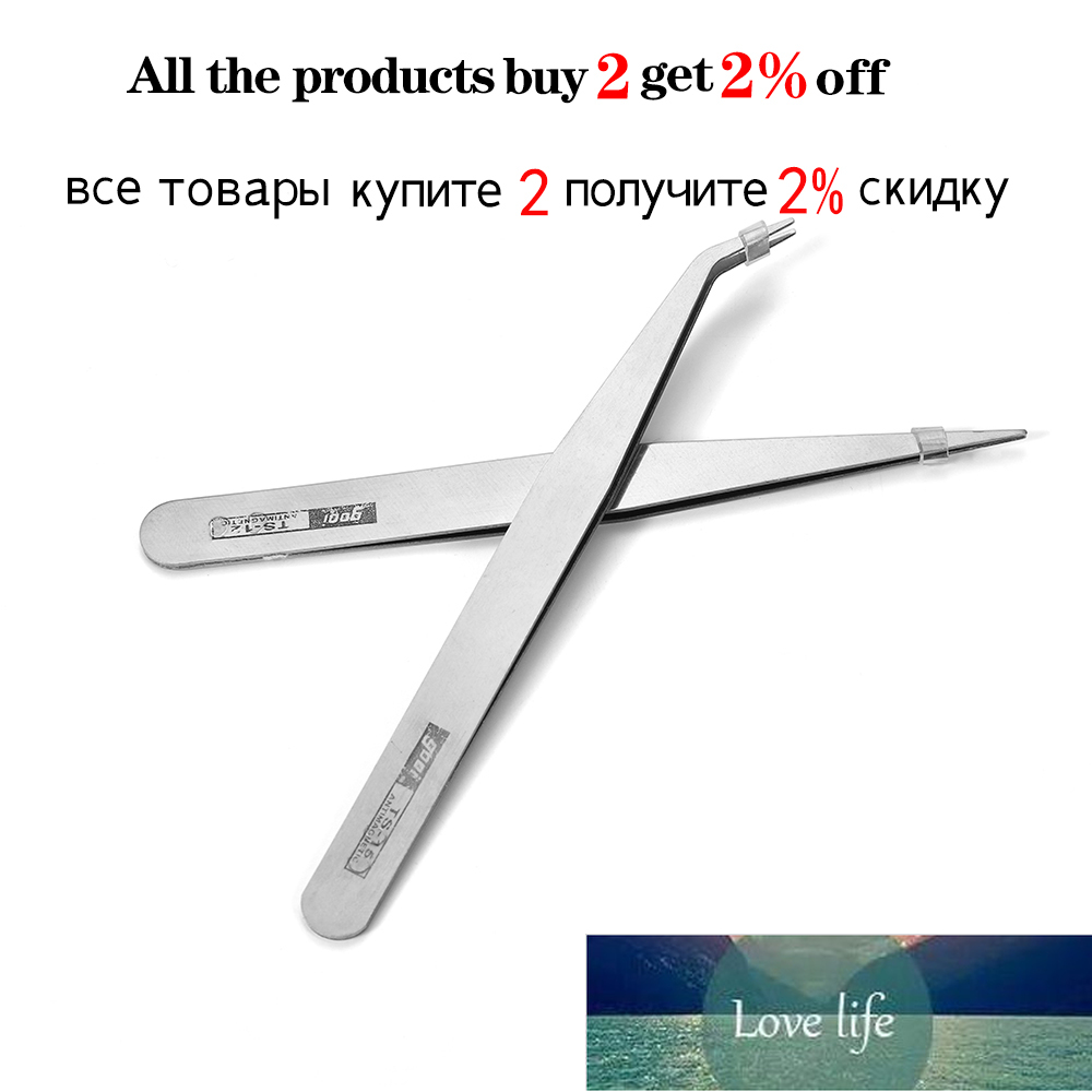 Stainless Stee Tweezerl 2pcs/lot Excellent Quality Anti-static Bend Straight Tweezer Set Stainless Steel For Bead Jewelry Making Sewing Acce, Black
Stainless Stee Tweezerl 2pcs/lot Excellent Quality Anti-static Bend Straight Tweezer Set Stainless Steel For Bead Jewelry Making Sewing Acce, Black