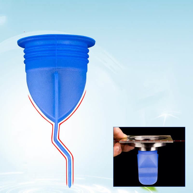 Floor Drain Core Stainless Steel Cover Kitchen Gadgets Round Deodorant Anti-odor Pest Control Silicone Sewer Accessories