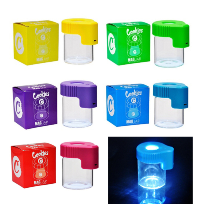 No Battery LED Storage jar magnifying stash container 155ml vacuum bottle for dry herb tobacco Featured Rolling Holder
No Battery LED Storage jar magnifying stash container 155ml vacuum bottle for dry herb tobacco Featured Rolling Holder