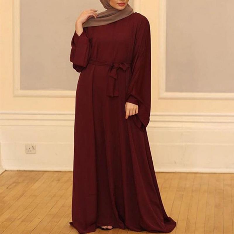 Casual Dresses Fashion Women Maxi Dress Long Sleeve Solid Color Belt Loose Robe, Black
Casual Dresses Fashion Women Maxi Dress Long Sleeve Solid Color Belt Loose Robe, Black