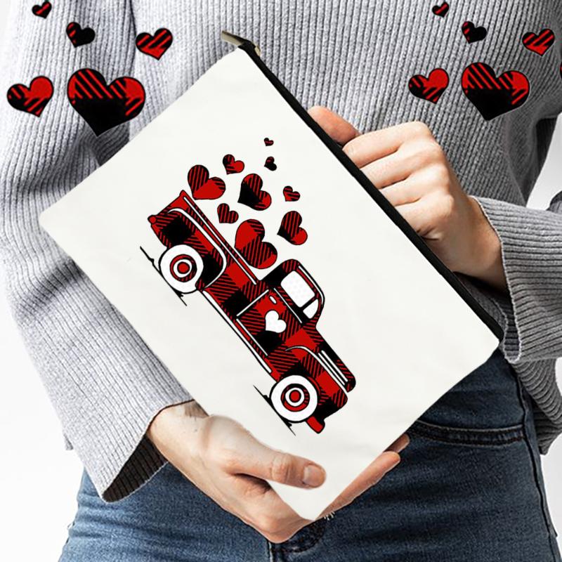 Cosmetic Bags & Cases Cartoon Valentine Vintage Truck Women Bag Fashion Makeup Pouch Handbag Lipstick Pencil Storage Valentine's Day Gifts, W16490-tbwh-d
Cosmetic Bags & Cases Cartoon Valentine Vintage Truck Women Bag Fashion Makeup Pouch Handbag Lipstick Pencil Storage Valentine's Day Gifts, W16490-tbwh-d