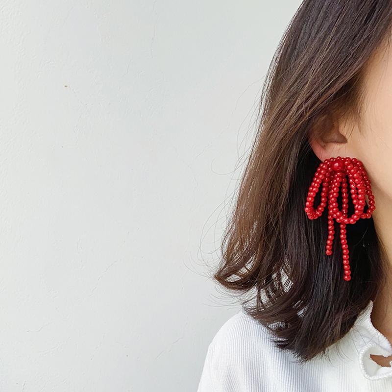 Korean Pearl Beads Bowknot Handmade Drop Earrings For Women 2021 Trendy Tassel Jewelry Pendientes Dangle & Chandelier, Silver
Korean Pearl Beads Bowknot Handmade Drop Earrings For Women 2021 Trendy Tassel Jewelry Pendientes Dangle & Chandelier, Silver