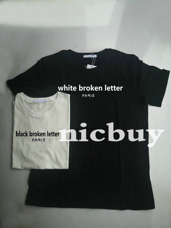 21ss paris fashion designer summer clothing t-shirt mens broken letter print t shirts womens casual round neck tee top tshirt, White;black
21ss paris fashion designer summer clothing t-shirt mens broken letter print t shirts womens casual round neck tee top tshirt, White;black